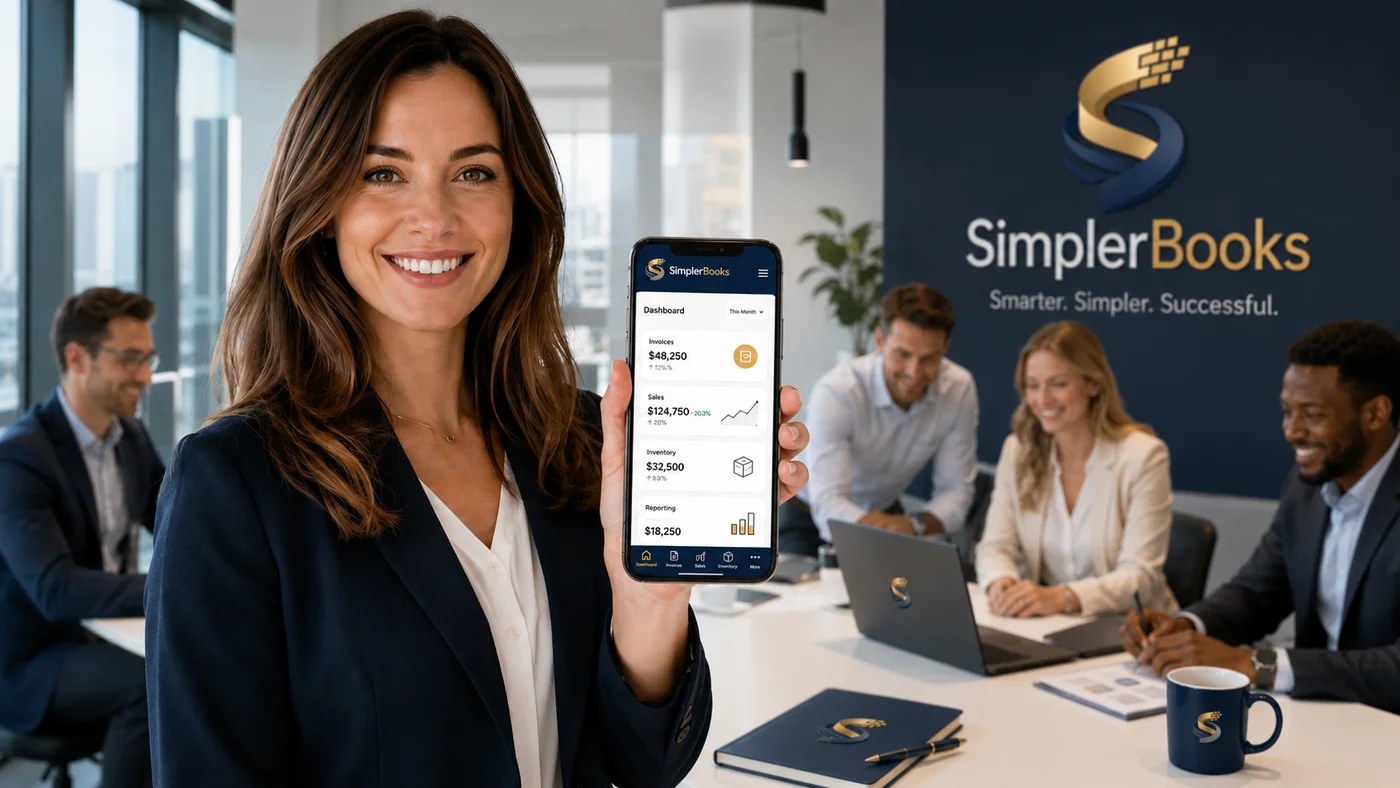 Mobile and dashboard reporting scene for SimplerBooks water station operations