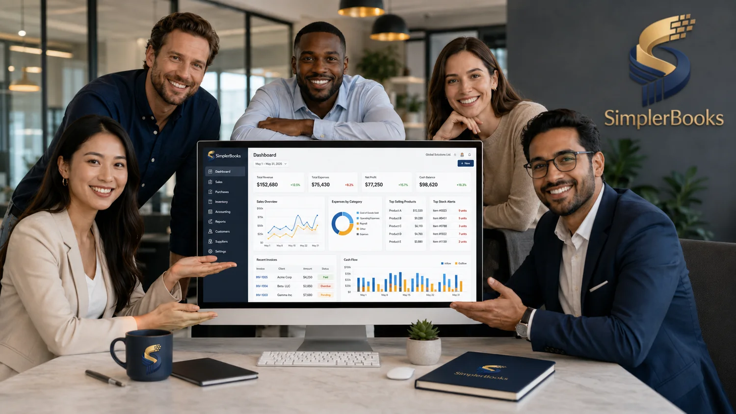 Premium website presentation board representing FPS Digital Marketing work